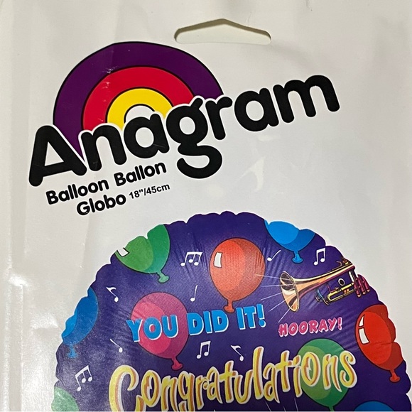 Anagram Congratulations 18" Balloon NEW - Picture 3 of 6